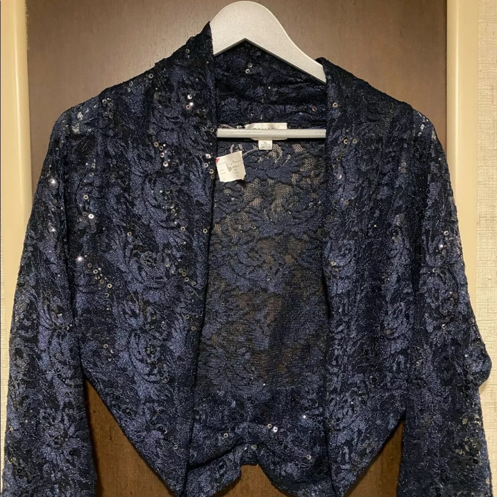 Tahari Navy Cover/Wrap